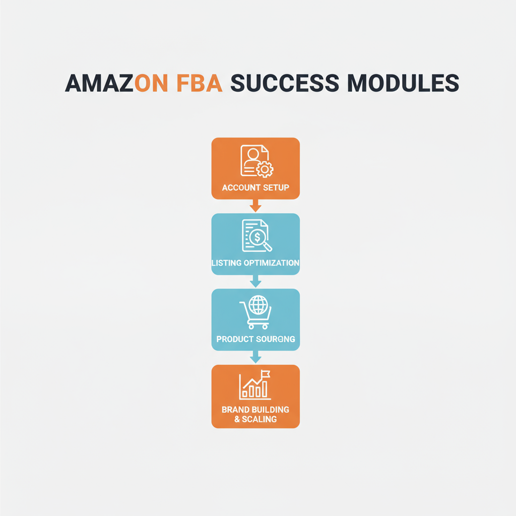 محتویات کلیدی دوره فروش در آمازون