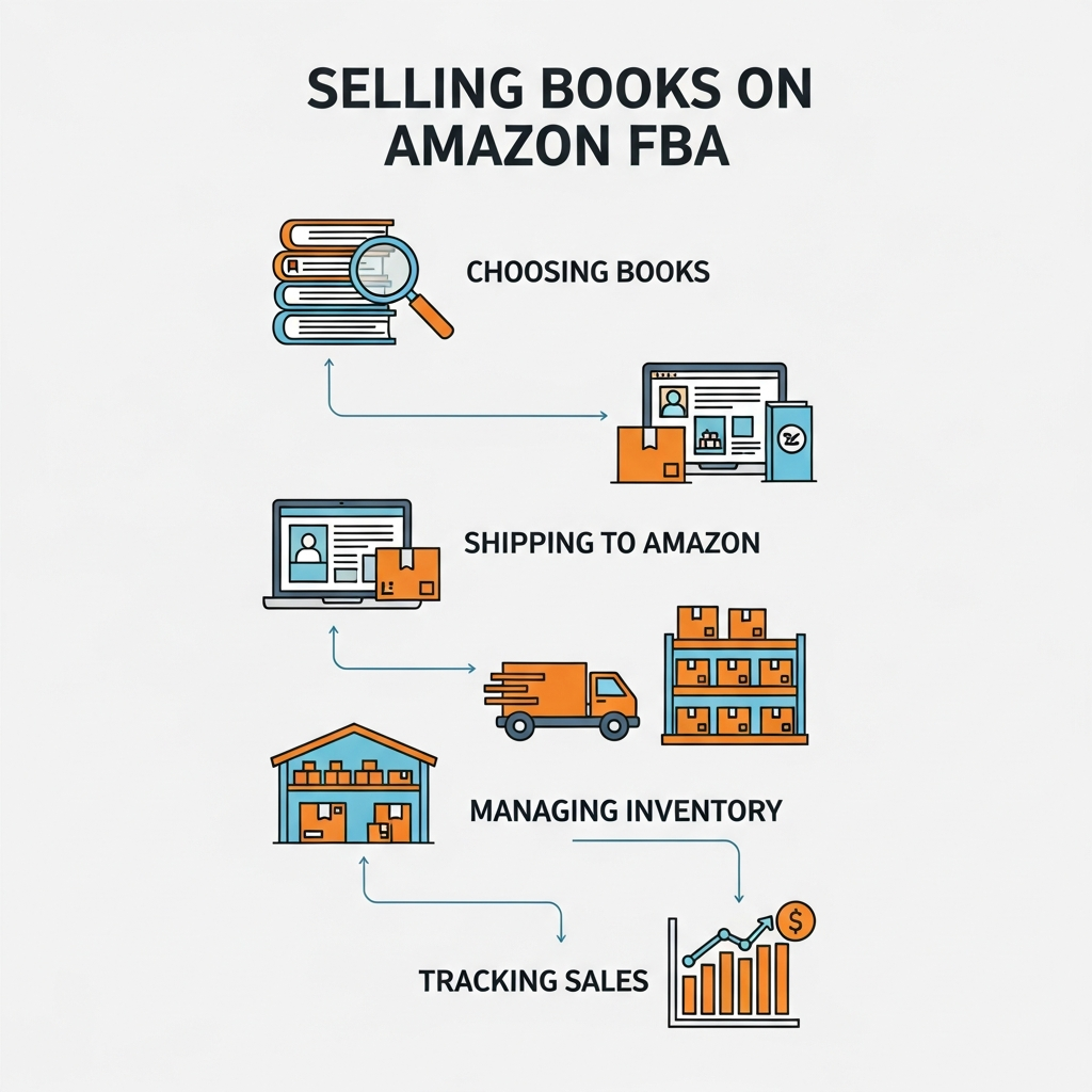 مراحل فروش کتاب در آمازون